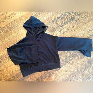 Forever 21 Bell Sleeve Cropped Hoodie